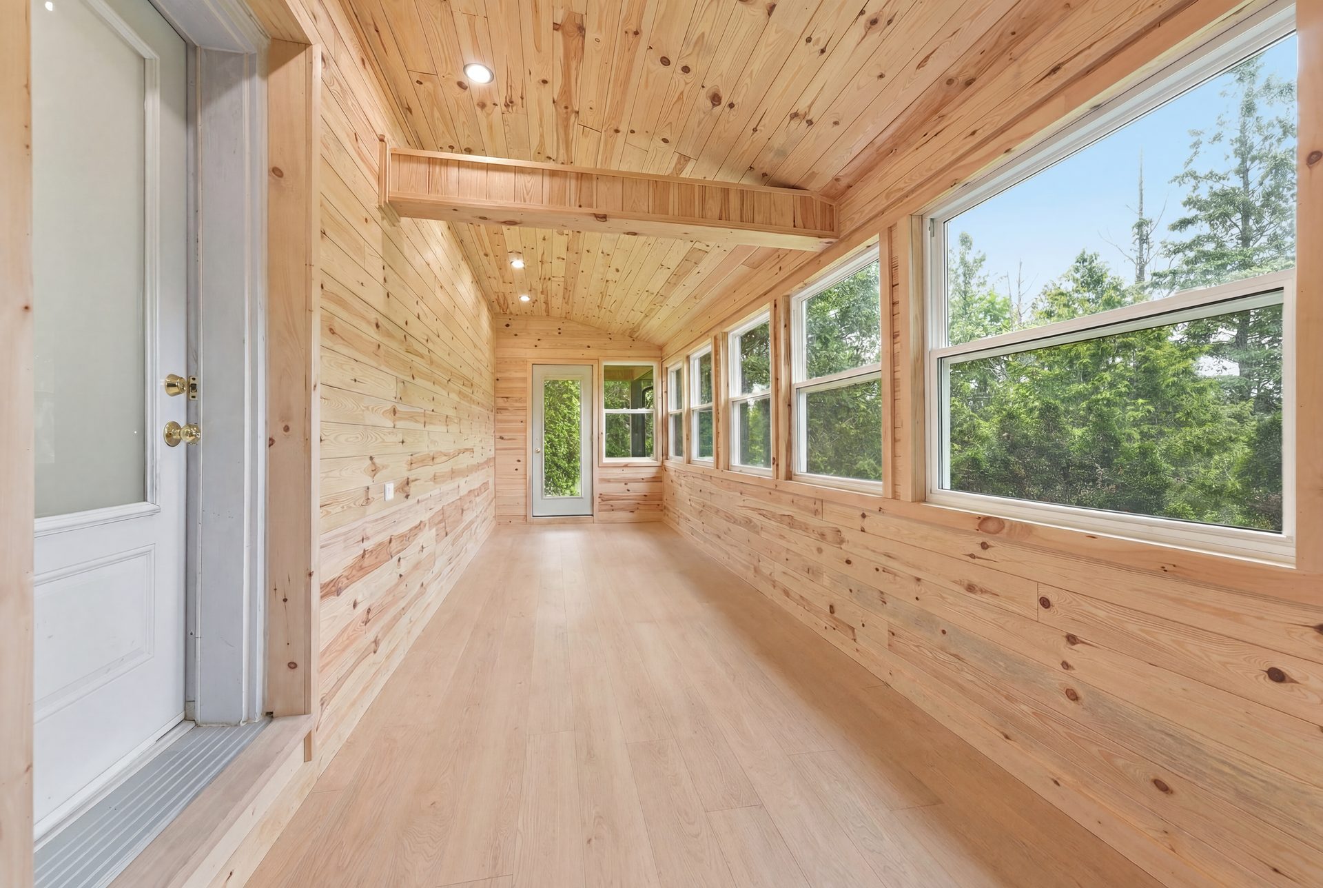 Renovated interior living space by TGX Construction
